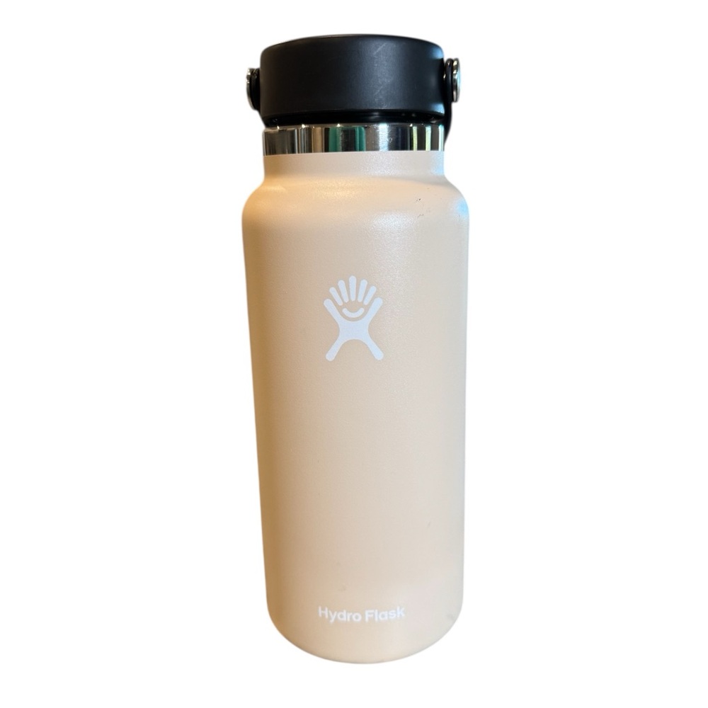 Hydro Flask 32 oz Wide Mouth Insulated Bottle Ivory Off-White